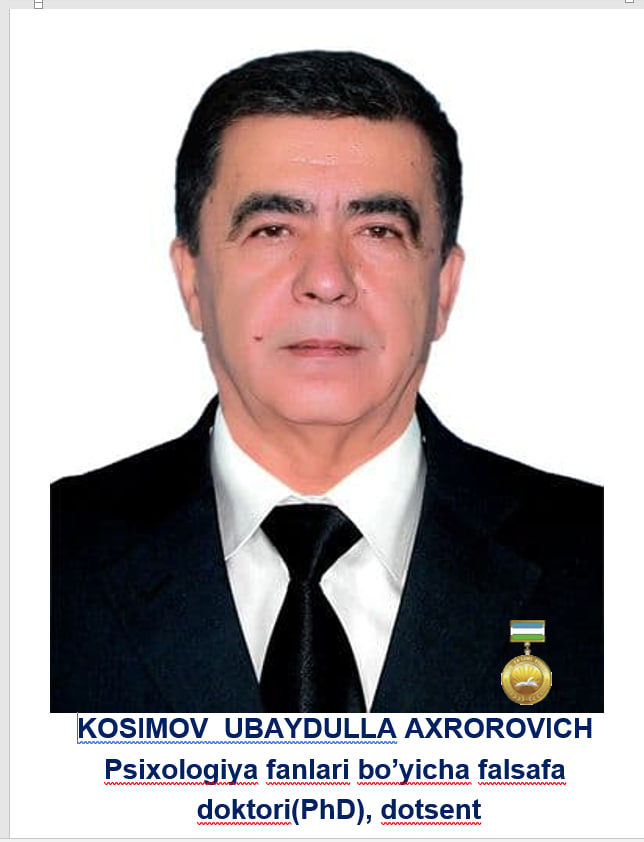 Kosimov Ubaydulla Axrorovich
