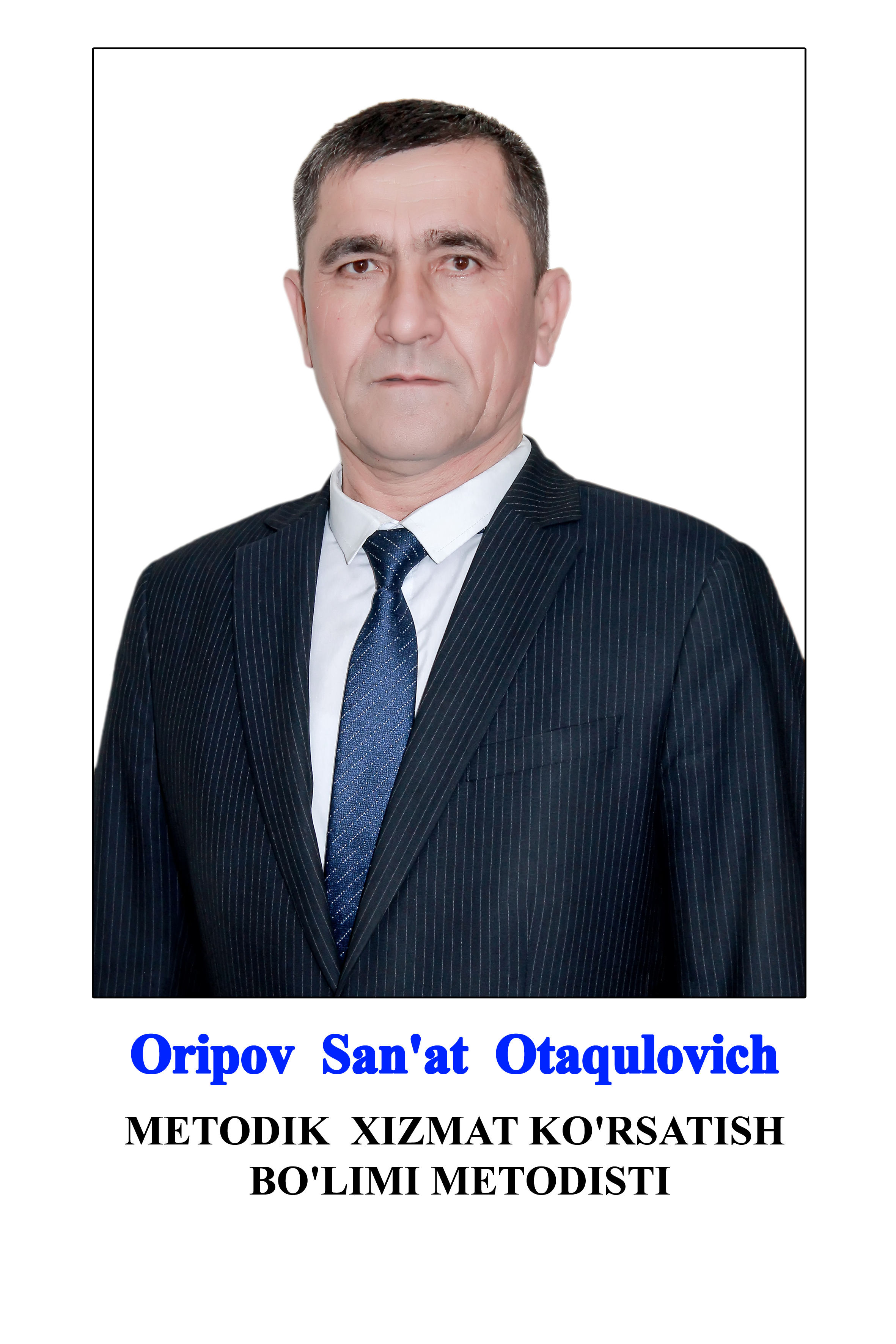 Oripov Sanat Otaqulovich